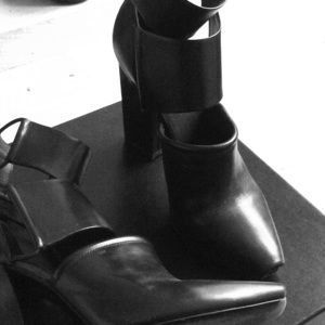 Alexander Wang cutout booties